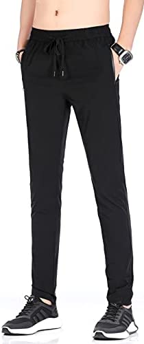Men’s Quick Dry Track Pants Men’s Elastic Waist Hiking Pants