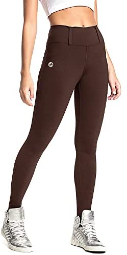 Women's Casual High Waist Stretch Comfy Skinny Pants with Pockets Solid Color Slim Fit Belt Loop Leggings
