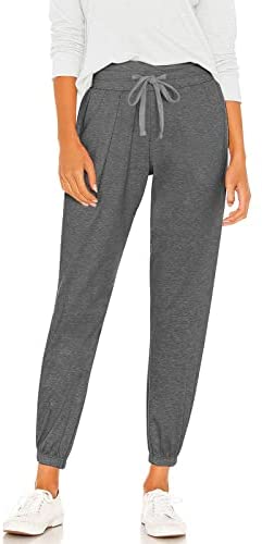 Joggers for Women Athletic Sweatpants Cinch Bottom Comfy Lounge Pants with Pockets