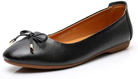 VenusCelia Women's Bowknot Ballet Dance Flat Shoe