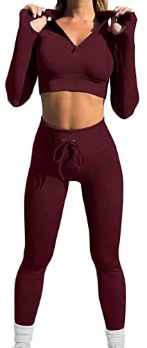 2 Pieces Yoga Workout  Sets for Women