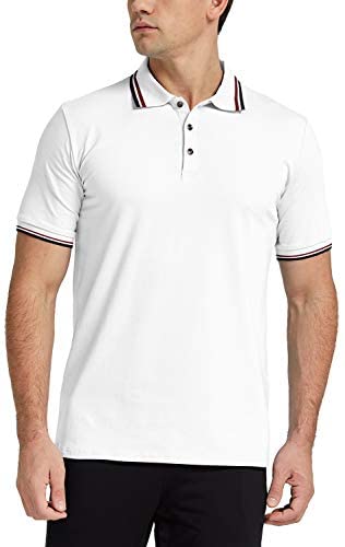 Men's Polo Shirt Long/Short Sleeve Casual Slim-fit Cotton Tee Top
