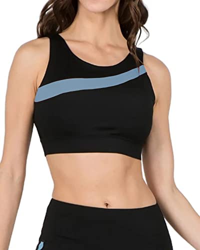 Women's Low Impact Breathable Stretchy Padded Sports Bra Workout Fitness Running Yoga Tanks