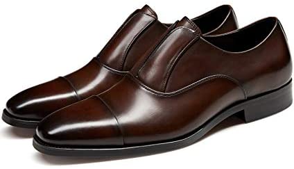 GIFENNSE Men's Dress Shoes Leather Business Easy Wear Oxford Formal Men Shoes