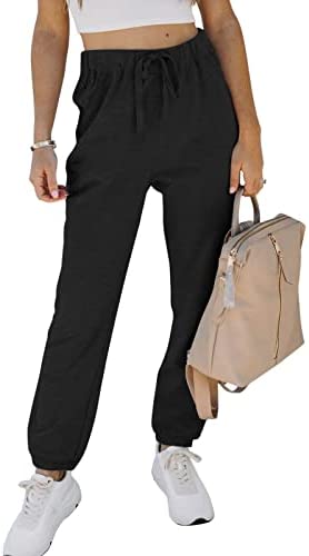 Fleece Joggers for Women Athletic Sweatpants Fall Clothes Comfy Lounge Pajamas Yoga Pants with Pockets