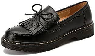 KANGFEINI Women's Classic Fashion Tassel Oxford Moccasin Casual Flats