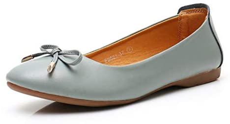 VenusCelia Women's Bowknot Ballet Dance Flat Shoe