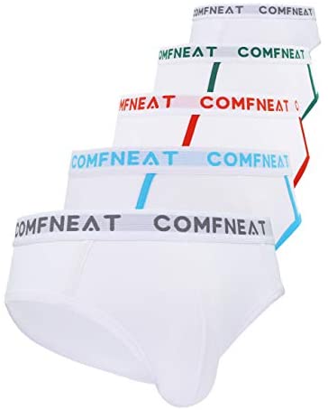 Men's 5-Pack Briefs Bamboo Rayon Stretchy Ultra Soft Comfy Underwear