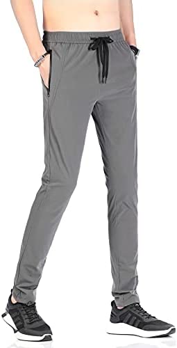 Men’s Quick Dry Track Pants Men’s Elastic Waist Hiking Pants
