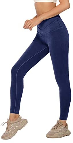 Women's High Waisted Workout Yoga Pants Tummy Control Stretch Skinny Gym Running Legging with Hidden Pocket