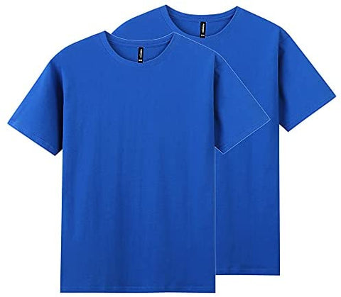 Men's Cotton T Shirt 2-Pack - Short Sleeve Fashion Shirts