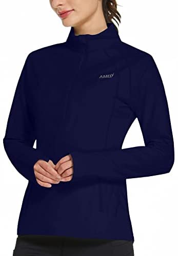 Women's Thermal Fleece Half Zip Running Pullover
