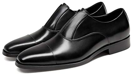 GIFENNSE Men's Dress Shoes Leather Business Easy Wear Oxford Formal Men Shoes