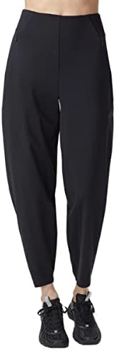 Women's Casual High Waisted Tapered Pants Athletic Running Yoga Joggers Travel Work Leggings with Pockets