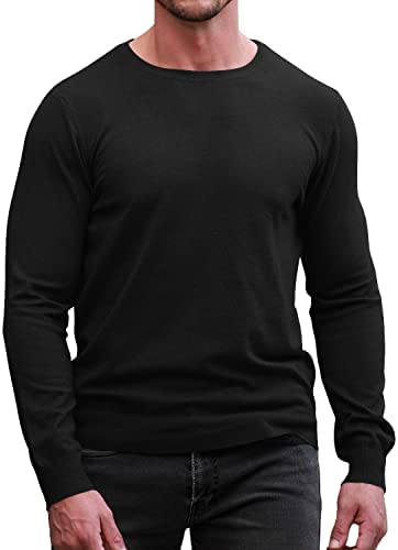 Men's Casual Slim Fit Basic Sweaters for men