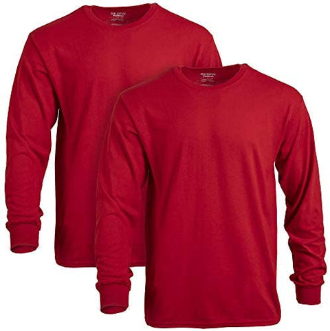 Gildan Men's DryBlend Long Sleeve T-Shirt, Style G8400, 2-Pack