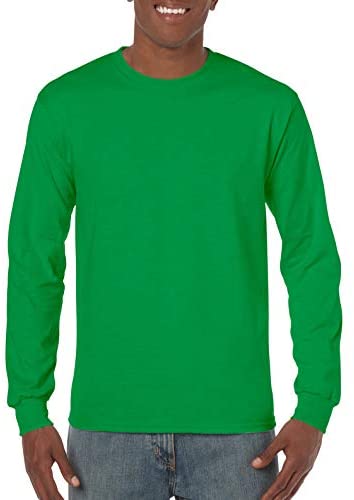 Gildan Heavy Cotton 100% Cotton Long Sleeve T-Shirt.