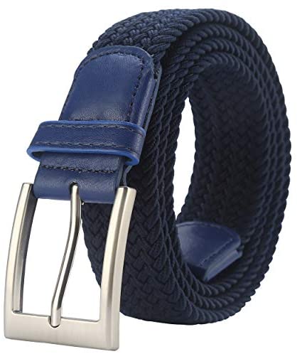 Lavemi Mens Belt, Stretch Elastic Casual Woven Sport Golf Braided Belts for Men,Gift Box