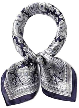 100% Real Mulberry Silk Scarf -21'' x 21''