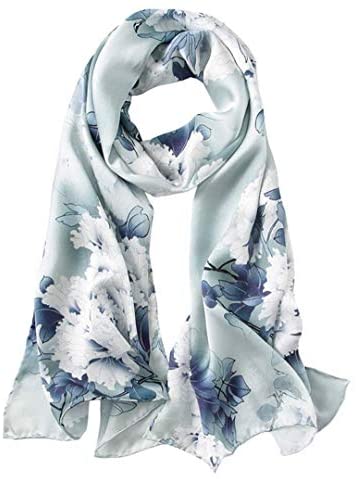 100% Mulberry Silk Long Scarf for Women