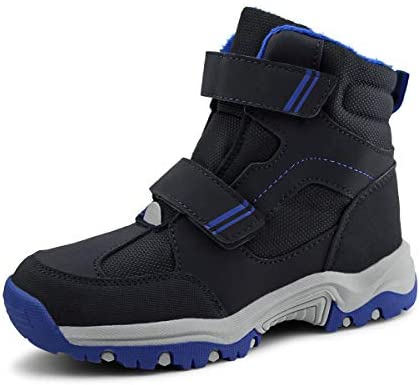 Kids Ankle Snow Boots Boys Girls Outdoor Warm Winter Shoes