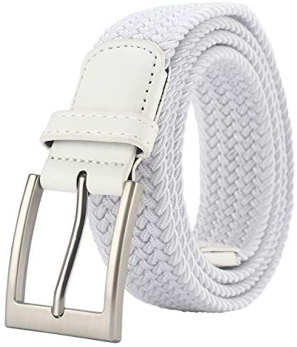 Lavemi Mens Belt, Stretch Elastic Casual Woven Sport Golf Braided Belts for Men,Gift Box