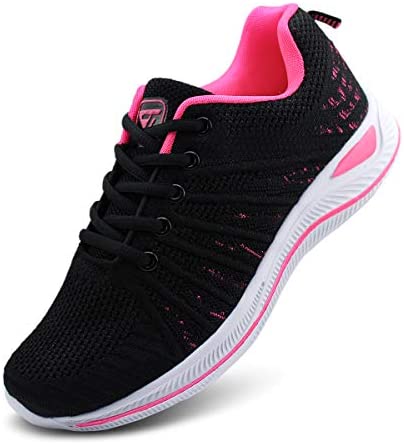 Women Lightweight Knit Running Shoes Athletic Walking Sneakers