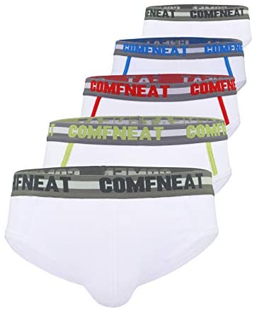 Men's 5-Pack Briefs Cotton Spandex Stretchy Ultra Soft Comfy Underwear