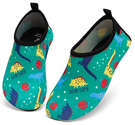 mysoft Kids Water Shoes Quick Dry Non-Slip Toddler Water Skin Barefoot Sports Swimming Beach Pool Shoes for Boys & Girls