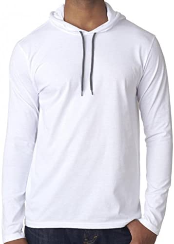 Yoga Clothing For You Mens Lightweight Cotton Hoodie Tee Shirt