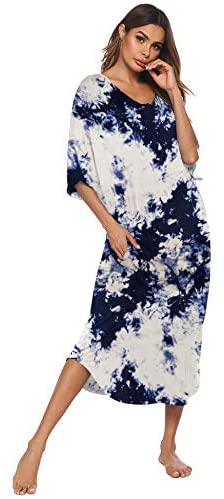 Plus Size Button-down Nightgowns for Women