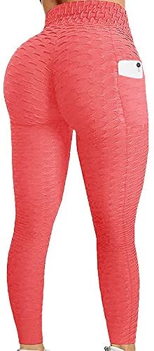 Karlywindow Women's Butt Lifting Legging High Waist Yoga Pants Capri Tummy Control Scrunch Booty Legging Tights