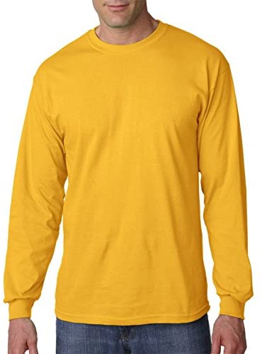 Gildan Heavy Cotton 100% Cotton Long Sleeve T-Shirt.