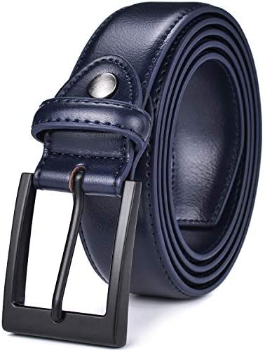 Beltox Men Basic Belt Suit Work Casual Dress Jeans 1.25” Wide w Prong Buckle