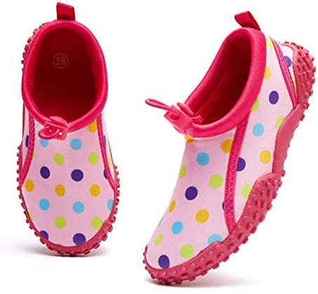 mysoft Kids Beach Water Shoes Non-Slip Quick Dry Barefoot Swim Shoes Aqua Socks for Boys and Girls Toddler Little Big Kid