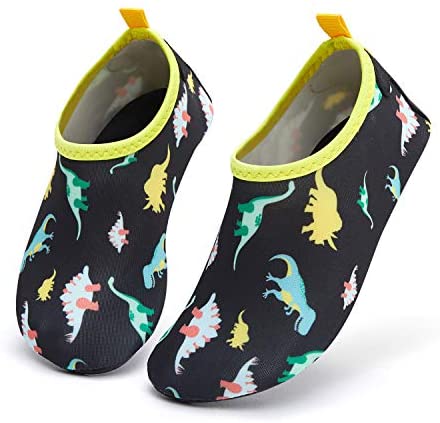 mysoft Kids Water Shoes Quick Dry Non-Slip Toddler Water Skin Barefoot Sports Swimming Beach Pool Shoes for Boys & Girls