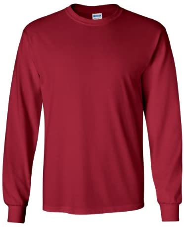 Gildan Big Men's Cotton Long Sleeve T-Shirt