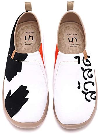 UIN Men's Women's Casual Walking Travel Shoes Slip On Canvas Loafers Lightweight Comfort
