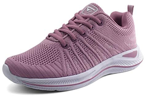 Women Lightweight Knit Running Shoes Athletic Walking Sneakers