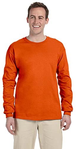 Gildan Men's Ultra Long Sleeve Rib-Knit Cuffs T-Shirt