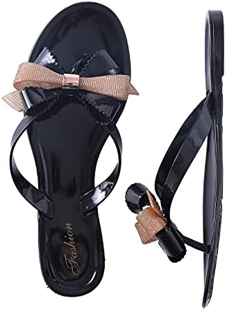 Tale Women Ribbon Bow Sandals Flip Flop Narrow
