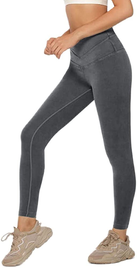 Women's High Waisted Workout Yoga Pants Tummy Control Stretch Skinny Gym Running Legging with Hidden Pocket