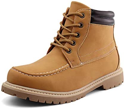 Kids Ankle Snow Work Boots Boys Girls Outdoor Lace-up Hiking Shoes