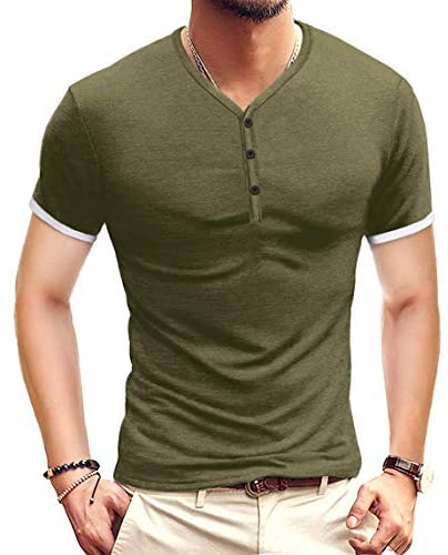 Mens Casual Slim Fit Basic  Short/Long Sleeve Cotton T-Shirt