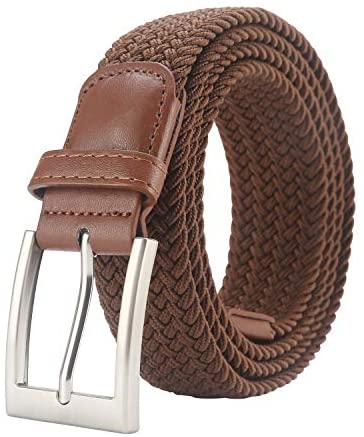 Lavemi Mens Belt, Stretch Elastic Casual Woven Sport Golf Braided Belts for Men,Gift Box