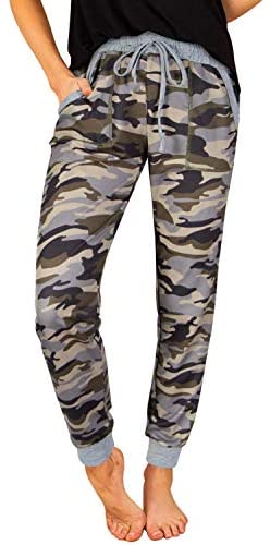 Womens Joggers Sweatpants Drawstrings High Waisted Yoga Jogger Pants