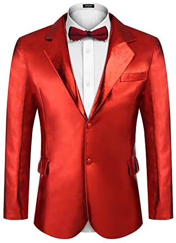 Men’s Fashion Suit Jacket Blazer Weddings Prom Party Dinner Tuxedo