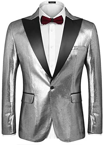 Men’s Fashion Suit Jacket Blazer Weddings Prom Party Dinner Tuxedo