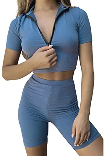 Two-Piece seamless  High Waist Shorts Sets