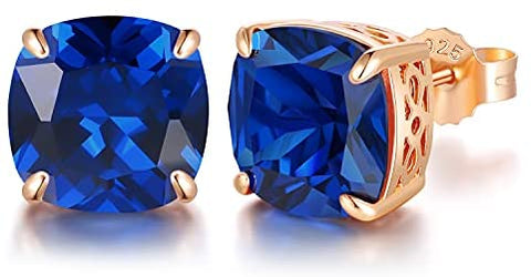 Morning Dew Rose Gold-Plated Stud Earrings